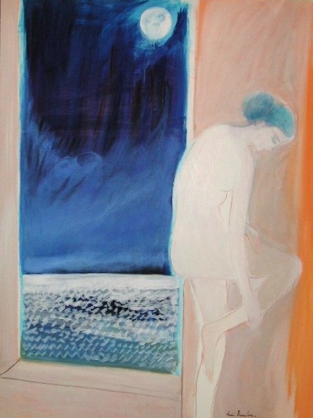 Nu au clair de lune.