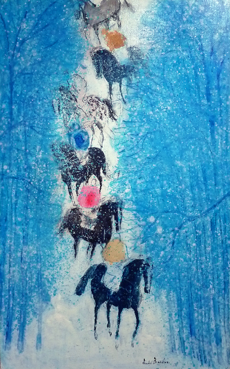 Jockeys sur la neige. 2011